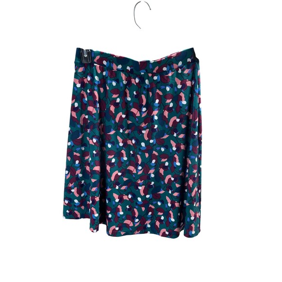 Leota Skirt Women's Size Small Cascade Teal Multicolor Floral NEW NWT - Picture 2 of 4